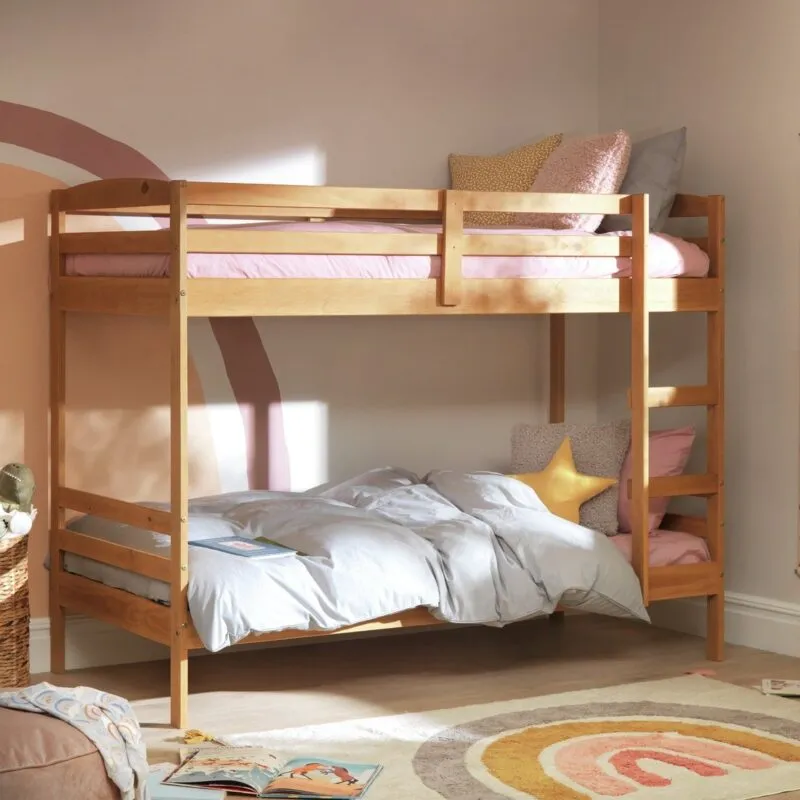 Pine bunk bed frame