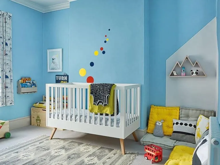 Blue nursery scheme