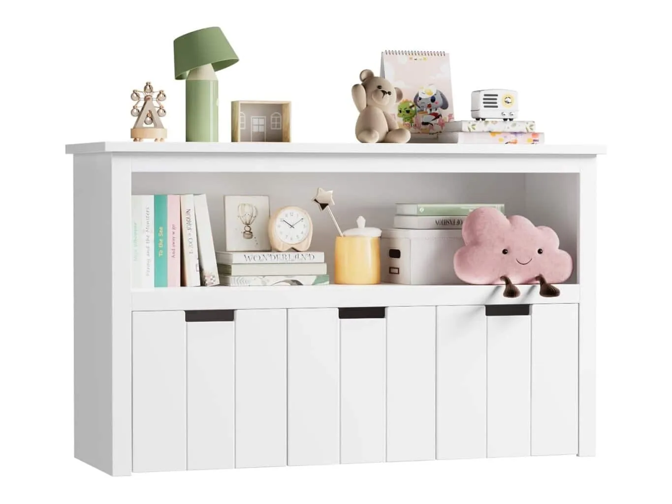 White 3-drawer storage