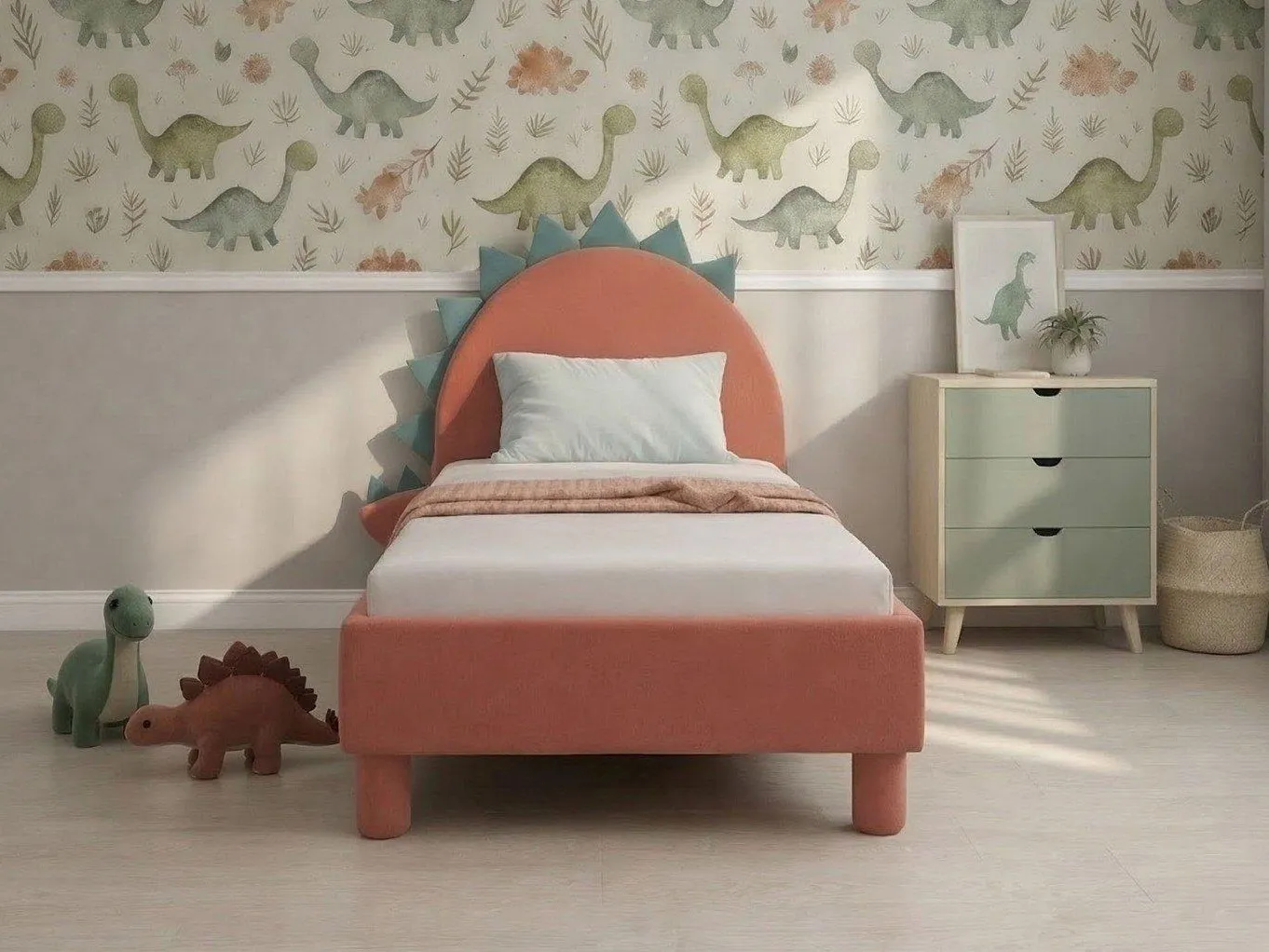 Dino theme bed