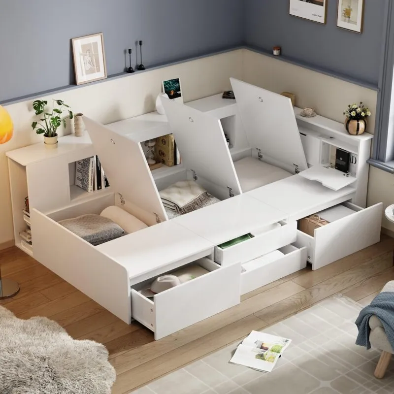 Kid’s bed with storage in the base