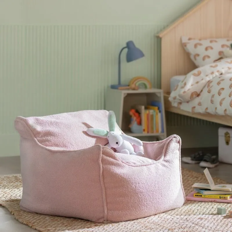 Pink bean bag chair