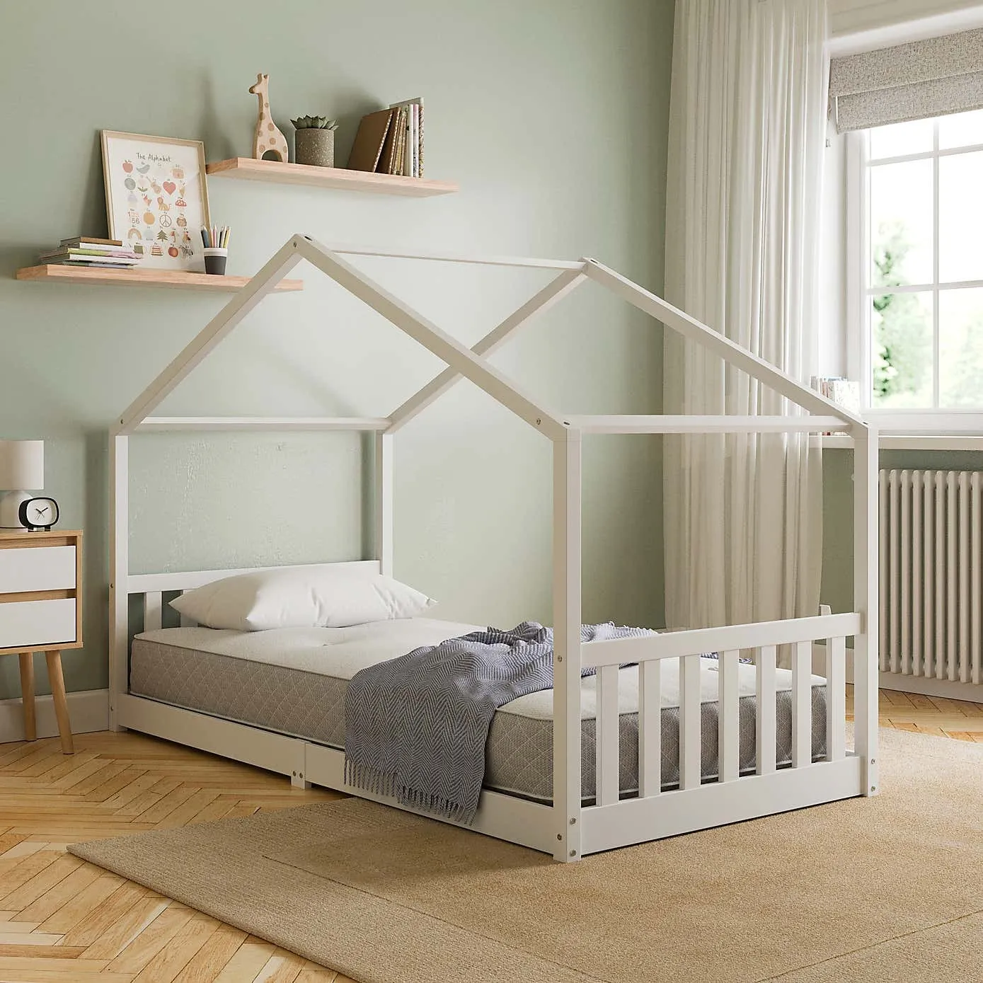House-style bed frame