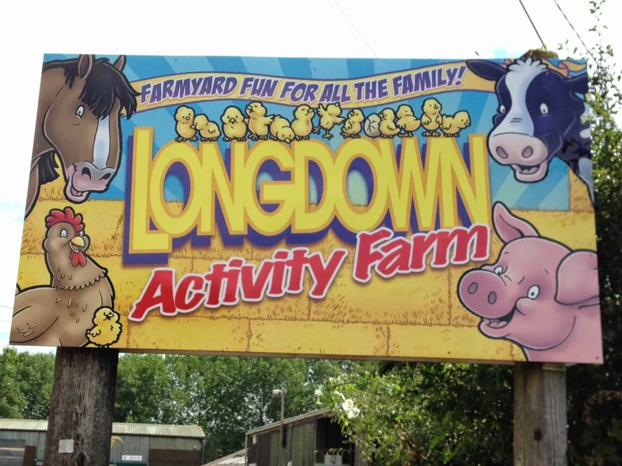 Longdown farm entrance