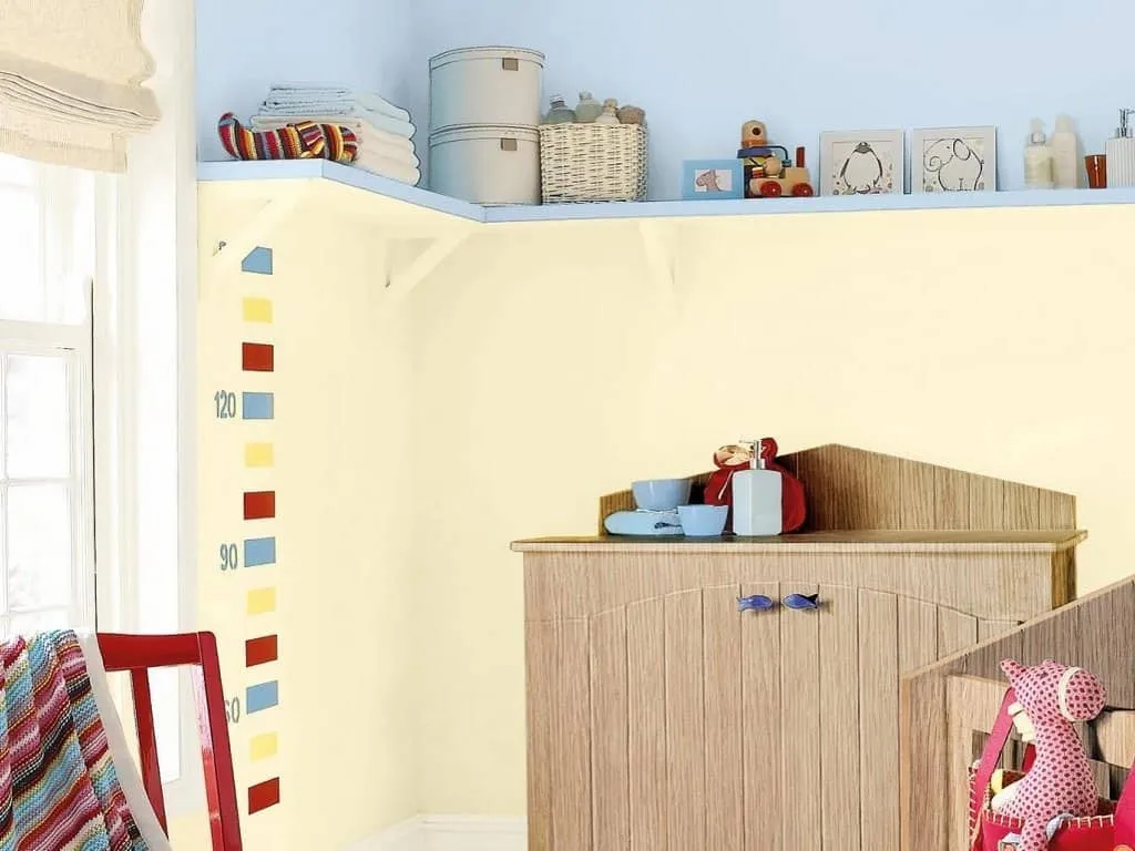 Pastel colour nursery room
